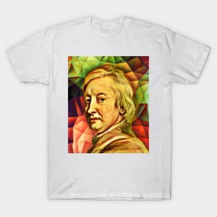 John Dryden Snow Portrait | John Dryden Artwork 15 T-Shirt